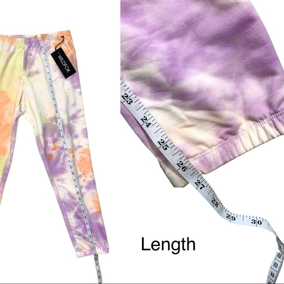 Wildfox Tie Dye Sherbet Jogger Rory Sweatpants Size Medium - Picture 16 of 17